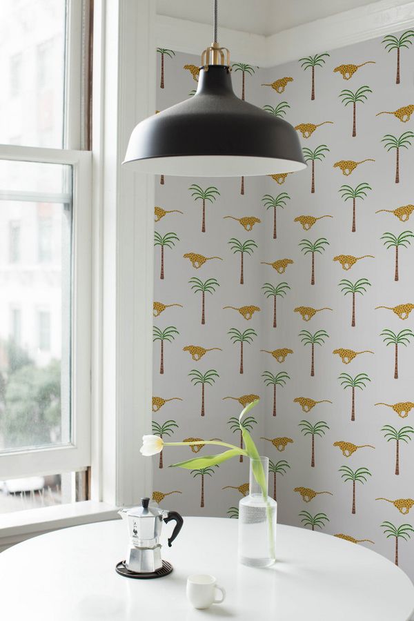 Slide View: 4: Schumacher x Cristina Buckley A Wild Desert Dream Wallpaper