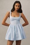 Thumbnail View 4: BHLDN Jemma Scoop-Neck Fit & Flare Mini Dress