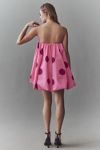 Thumbnail View 3: The Wolf Gang Gaia Strapless Polka Dot Bubble Mini Dress