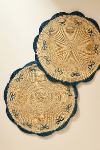 Slide View: 2: Handwoven Bow Placemat