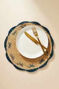 Slide View: 1: Handwoven Bow Placemat