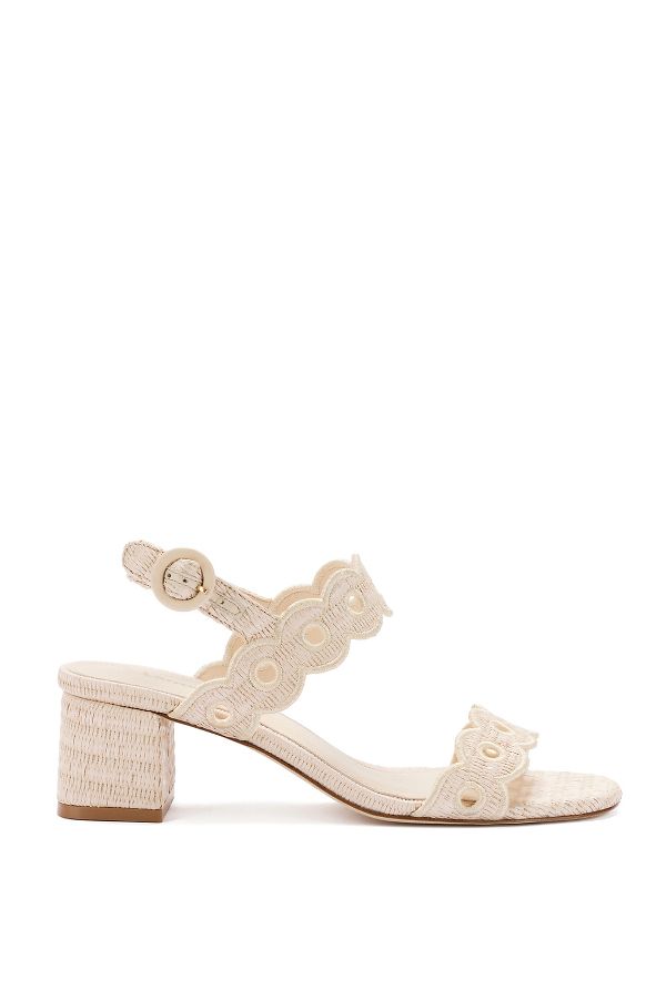 Slide View: 1: Larroudé Florence Broderie Sandal