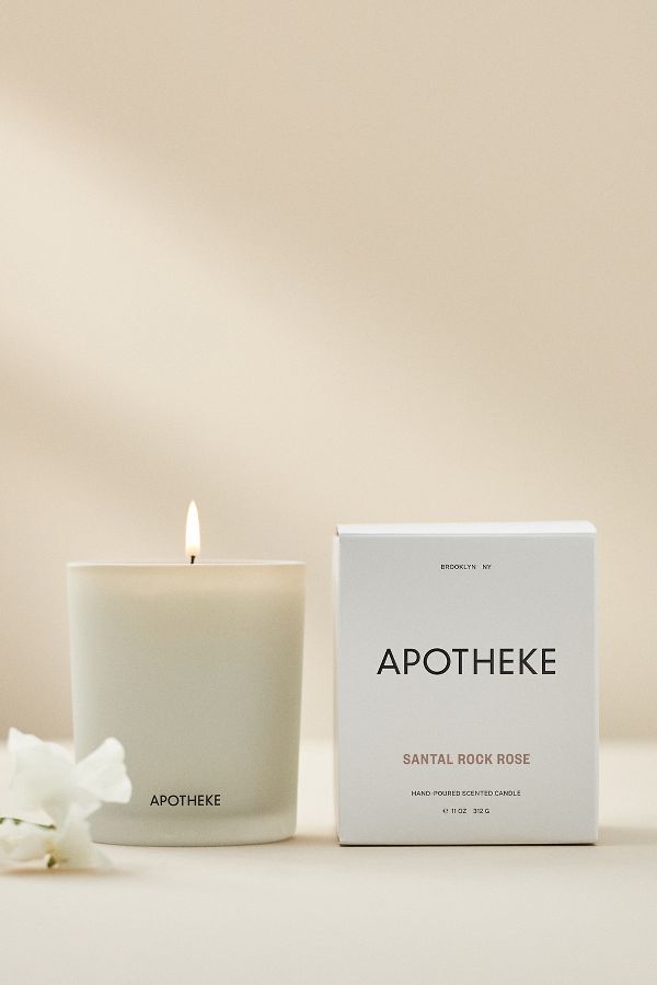 Slide View: 1: Apotheke Santal Rock Rose Boxed Candle