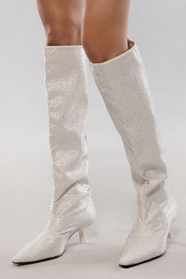 Slide View: 2: SIMONMILLER Kuki Crystal Tall Boots