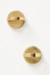 Thumbnail View 1: Yuna Brass Kitchen Knobs, Set of 2