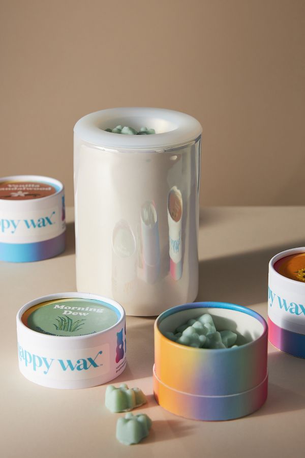 Slide View: 2: Happy Wax Iridescent Wax Warmer