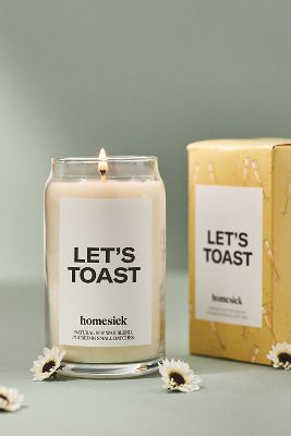 Homesick Let's Toast Boxed Candle