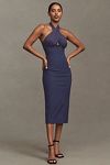 Thumbnail View 1: BHLDN Remy Twist Halter Cutout Midi Dress