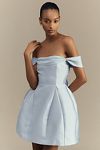 Thumbnail View 1: BHLDN Lydia Off-The-Shoulder Corset Mini Dress