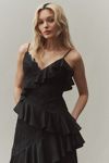 Thumbnail View 3: BHLDN Elora Sleeveless V-Neck Ruffle Lace Maxi Dress