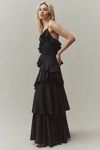 Thumbnail View 4: BHLDN Elora Sleeveless V-Neck Ruffle Lace Maxi Dress