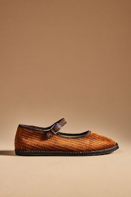 ViBi VENEZiA Corduroy Mary Jane Flats