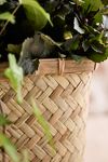 Thumbnail View 2: Woven Bamboo + Fiber Trough Planter