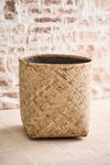 Thumbnail View 7: Woven Bamboo + Fiber Square Base Planter