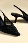 Thumbnail View 4: Sam Edelman Bianka Mesh Dot Slingback Heels