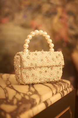 The Fiona Beaded Bag: Pearl-Strap Embellished Edition