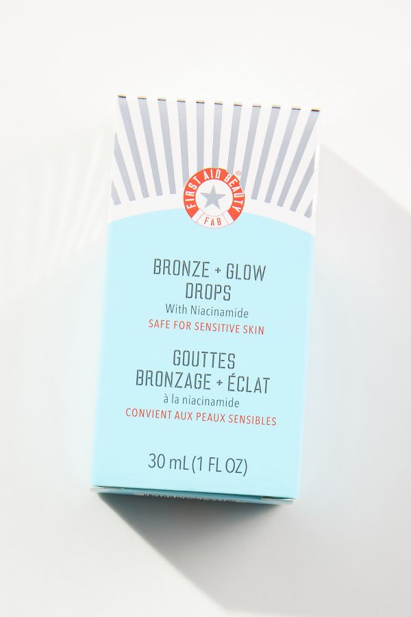 Slide View: 2: First Aid Beauty Bronze + Glow Drops with Niacinamide