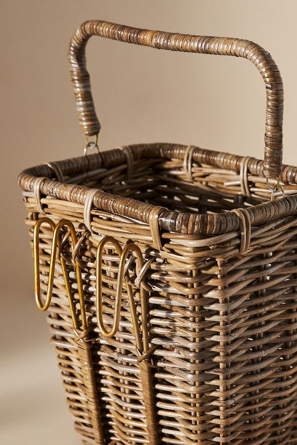 Slide View: 2: Nantucket Bike Basket Co. Rear Pannier Basket