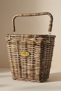 Slide View: 1: Nantucket Bike Basket Co. Rear Pannier Basket