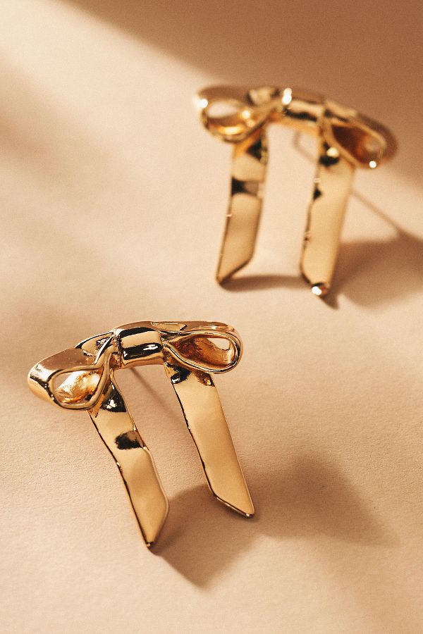 Slide View: 1: Lelet NY Mary Jane Bow Earrings