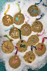 Slide View: 1: Lou Benesch x Anthropologie Stargazer Zodiac Ornament