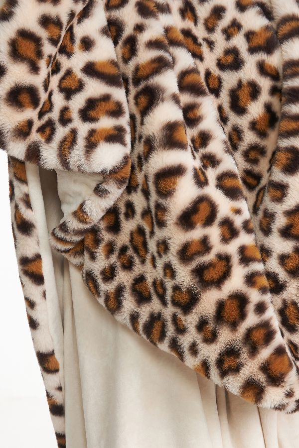 Slide View: 2: Chester Faux-Fur Throw Blanket