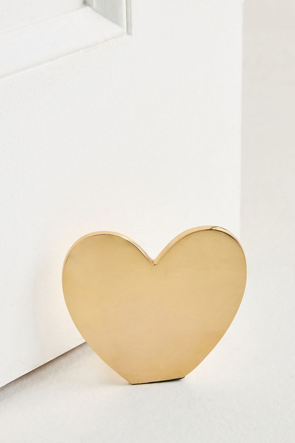 Slide View: 2: Amor Heart Doorstop