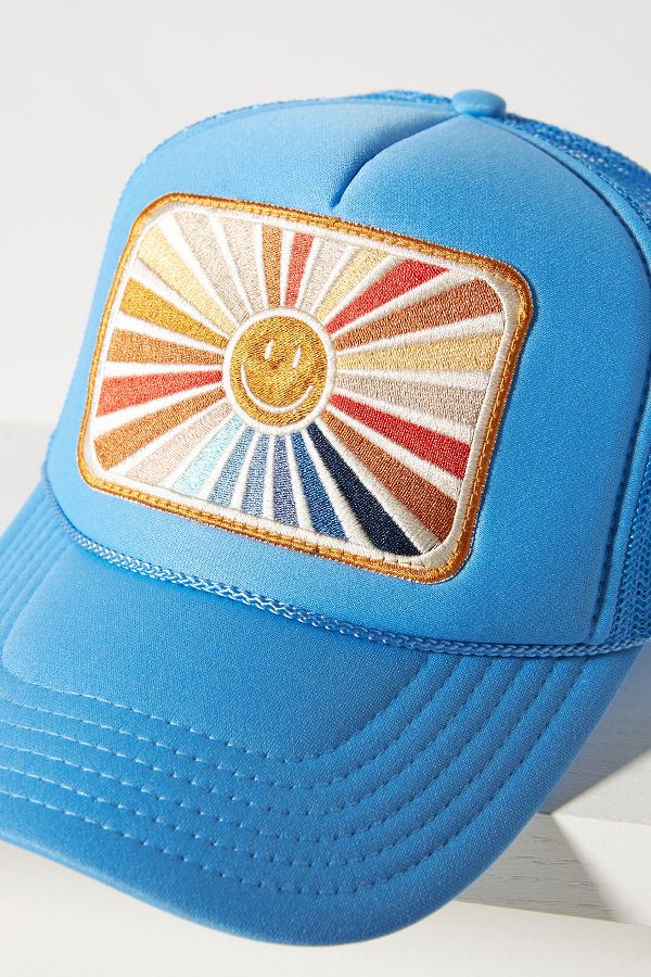 Slide View: 4: Friday Feelin Happy Rays Trucker Hat