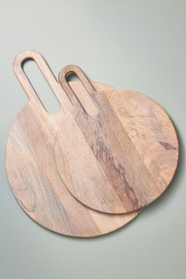 Slide View: 5: Round Handled Cheese Board