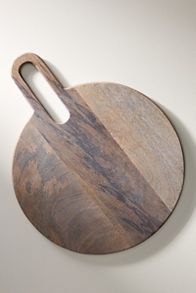 Slide View: 2: Round Handled Cheese Board