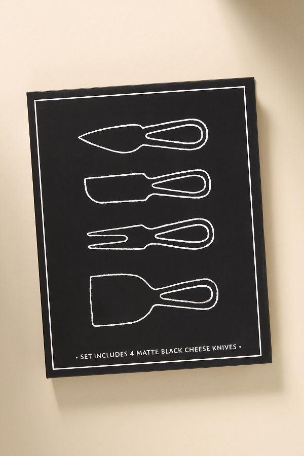 Slide View: 2: Cheese Knives, Set of 4