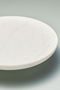 Slide View: 2: Round Marble Cake Stand