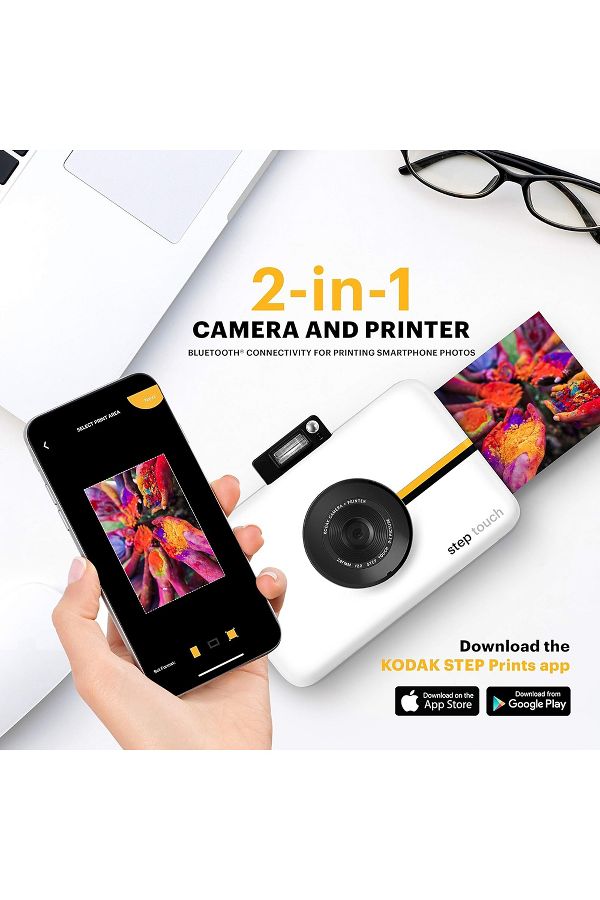 Slide View: 5: Kodak Step Touch 13MP Digital Camera & Instant Printer Kit