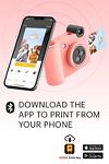 Thumbnail View 4: Kodak Smile+ Wireless 2x3 Digital Instant Print Camera