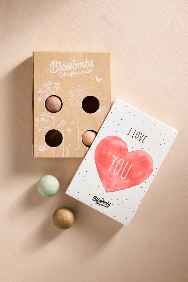 Slide View: 1: Valentine Seed Bombs, Set of 4