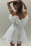 Thumbnail View 3: Acler Clements Strapless Organza Mini Dress