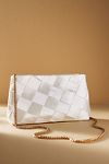 Thumbnail View 1: Melie Bianco Woven Satin Handbag