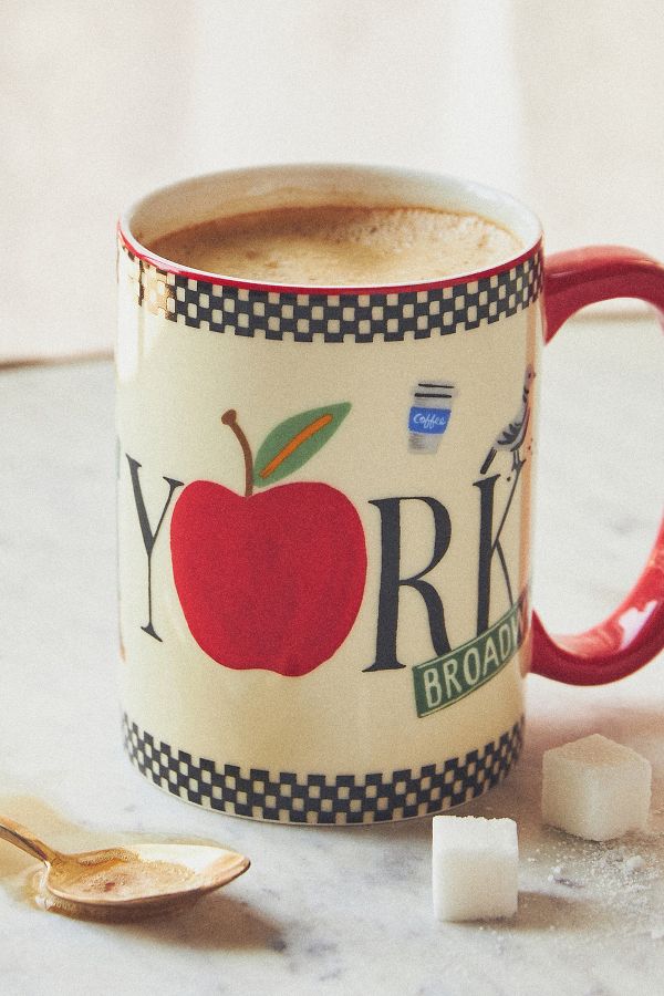 Slide View: 2: Rifle Paper Co. Stoneware NYC Mug