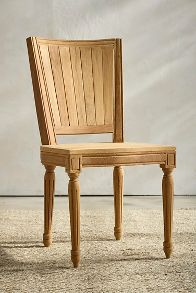 Slide View: 2: Palladio Square Back Reclaimed Teak Side Chairs, Set of 2