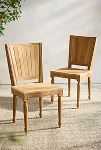 Thumbnail View 2: Palladio Square Back Reclaimed Teak Side Chairs, Set of 2