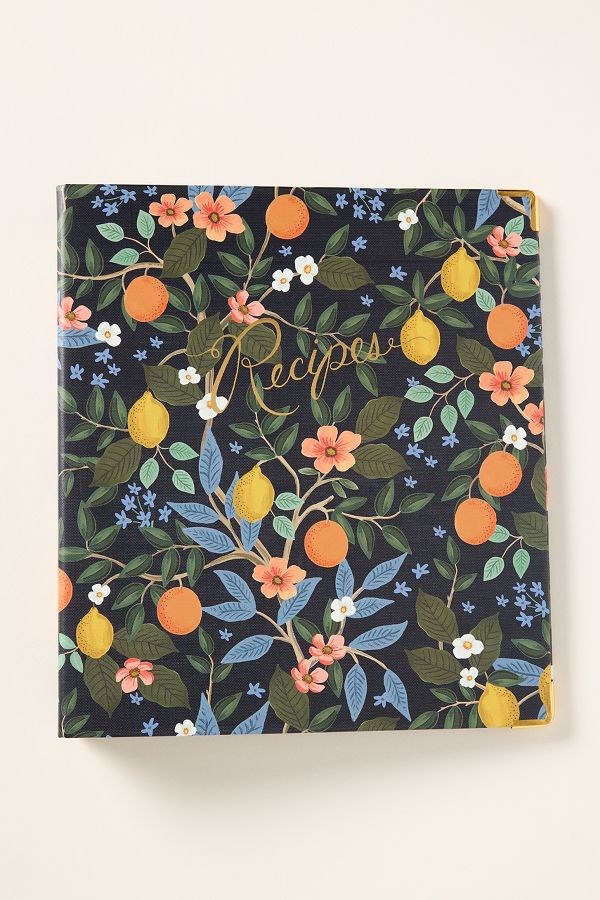 Slide View: 1: Rifle Paper Co. Cherry Recipe Binder