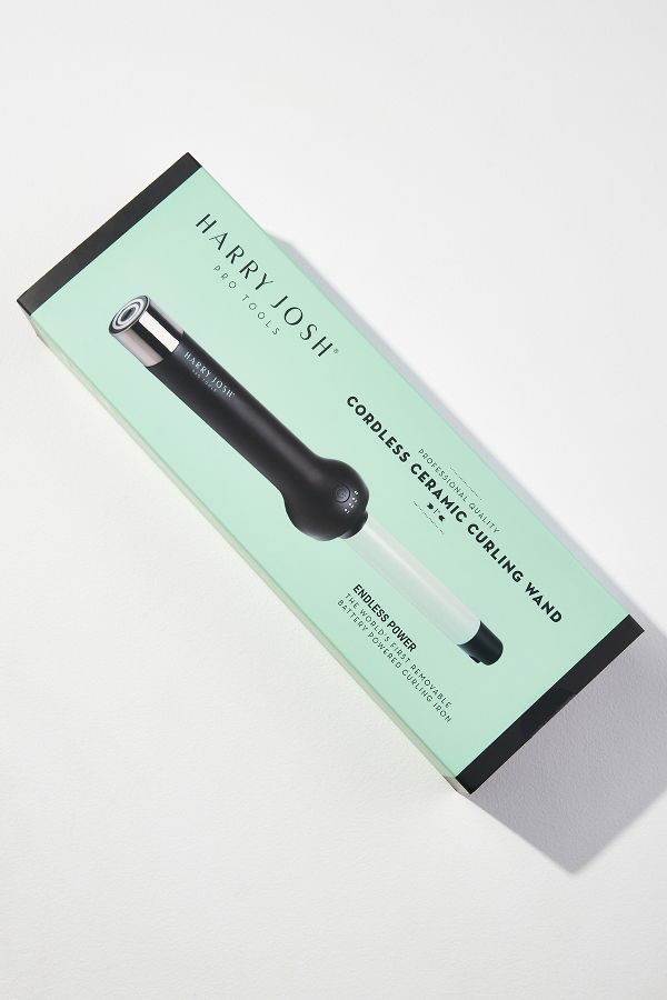 Slide View: 2: Harry Josh Pro Tools Cordless Ceramic 1" Curling Wand