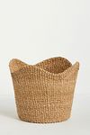 Thumbnail View 1: Genevieve Scalloped Woven Bin