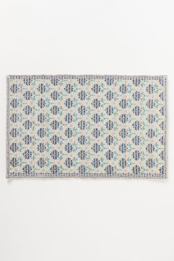 Slide View: 1: Aryn Cotton Chenille Bath Mat