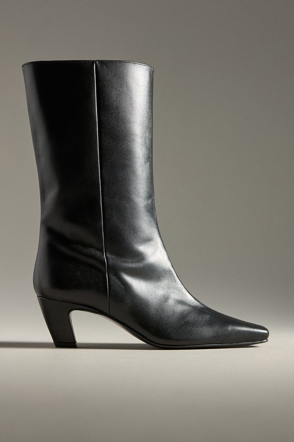 Slide View: 1: Maeve Tall Square-Toe Boots