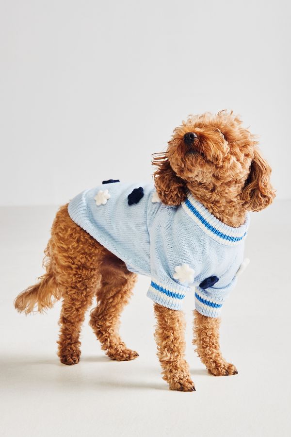 Slide View: 1: Seasonal 3D Motif Pet Sweater