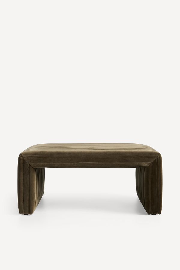 Slide View: 2: 
Alexander Velvet Coffee Table Ottoman