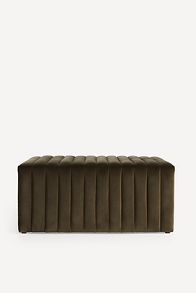 Slide View: 4: 
Alexander Velvet Coffee Table Ottoman