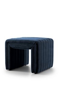 Slide View: 2: Alexander Velvet Ottoman