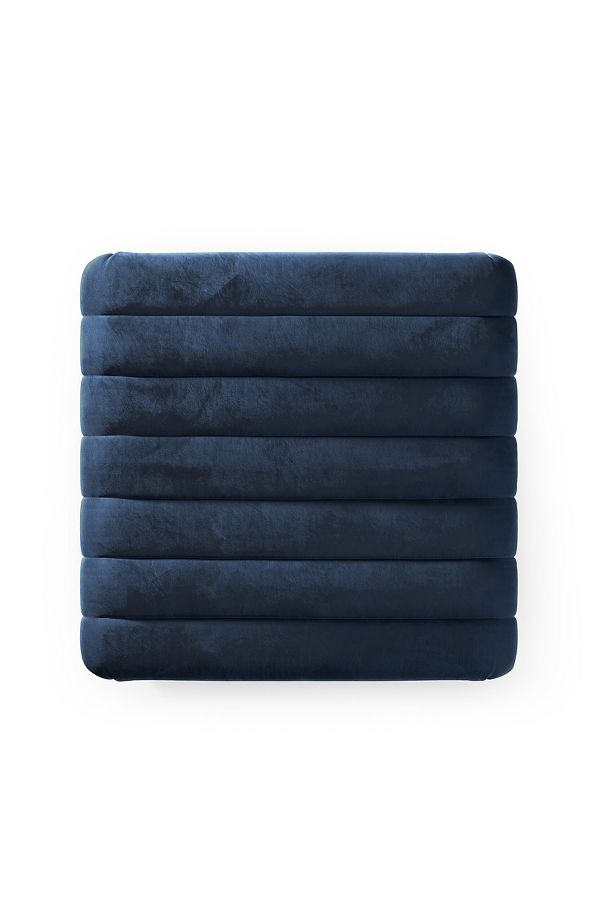 Slide View: 4: Alexander Velvet Ottoman